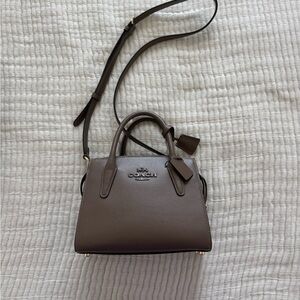 Coach Dark Brown Leather Satchel